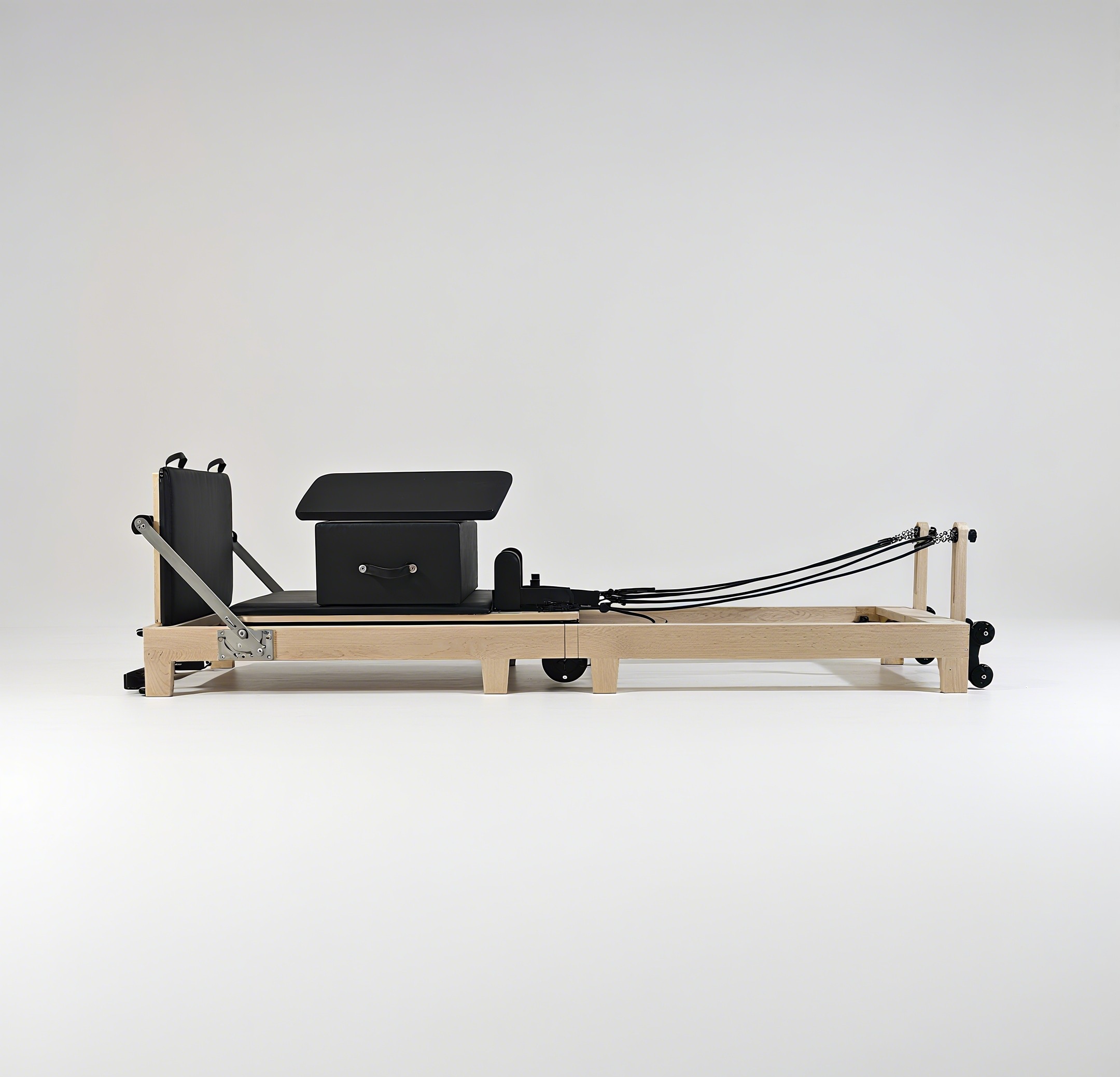 Pilates & Yoga Unleashed International Academy Yonkers - Foldable Maple Wood Pilates Reformer with
