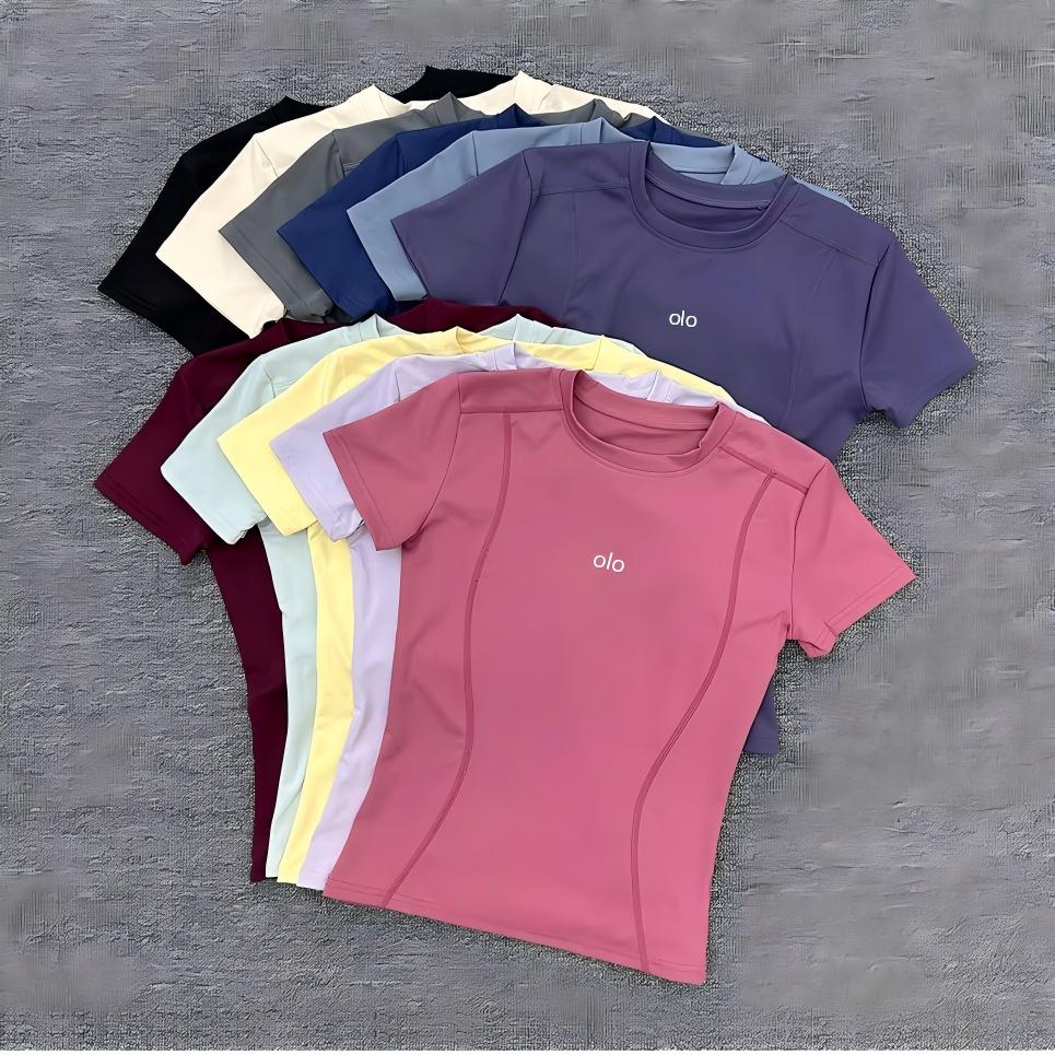 Pilates Yoga Top - Summer new style simple short-sleeved T-shirt