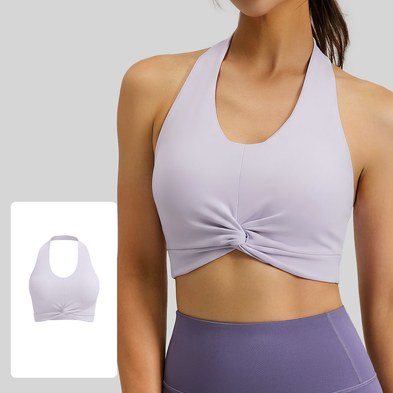 Pilates Yoga Top - New Women Halter Neck Sports Bra