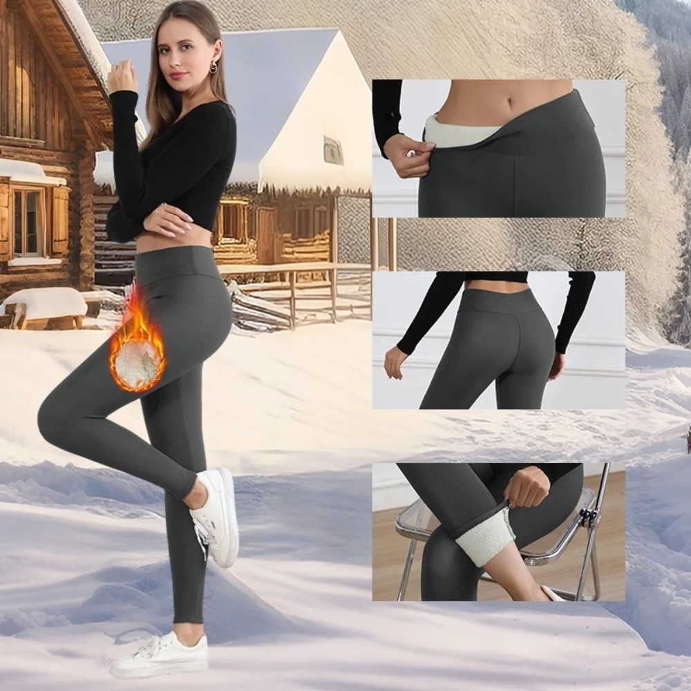 Pilates Yoga Legging - High Waist Fleece Leggings Prevent Cold