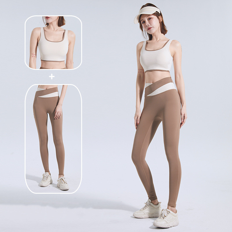 Quick Dry Women Yoga Two Piece - Pilates Yoga Legging avaliação e preço