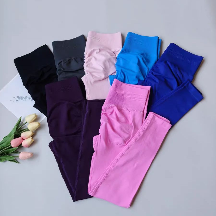 Women's High Waist Seamless Gy - Pilates Yoga Legging avaliação e preço