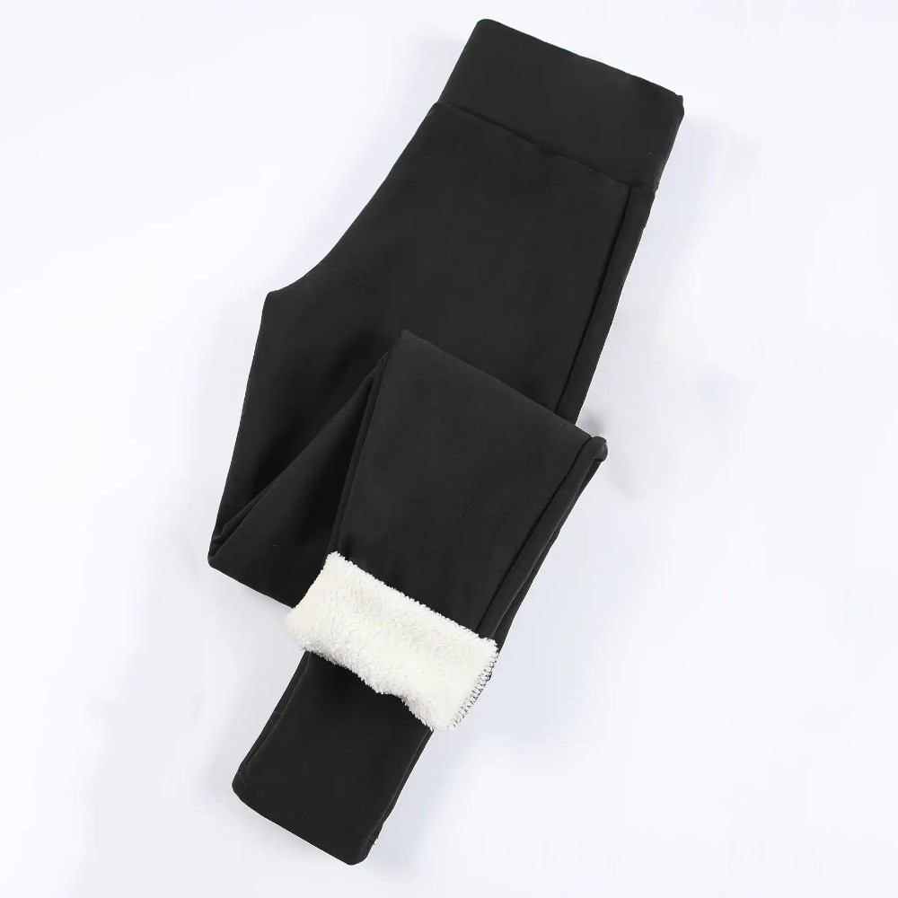 Comfortable High Waist Fleece  - Pilates Yoga Legging avaliação e preço