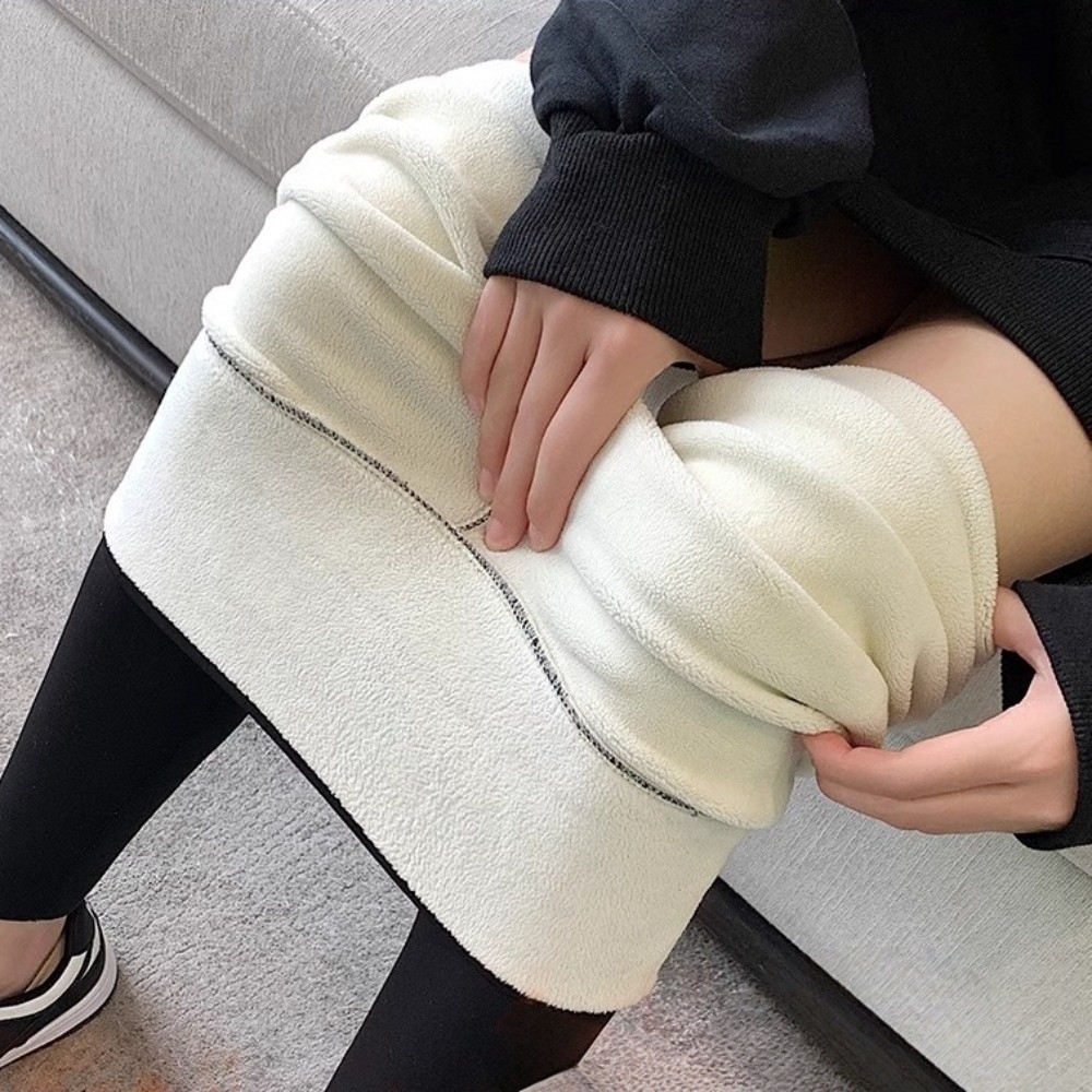 Comfortable High Waist Fleece  - Pilates Yoga Legging avaliação e preço