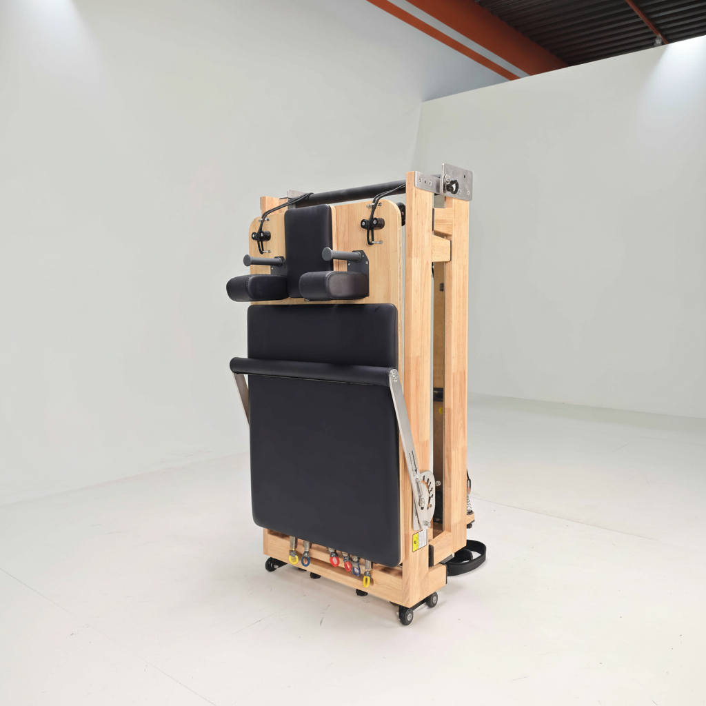 Commercial Foldable Oak & Alum - Pilates & Yoga Unleashed International Academy Yonkers avaliação e preço
