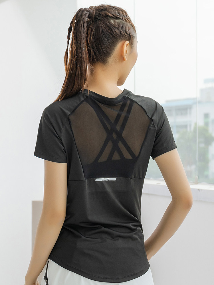 Summer Sports Short-Sleeved Wo - Pilates Yoga Top avaliação e preço