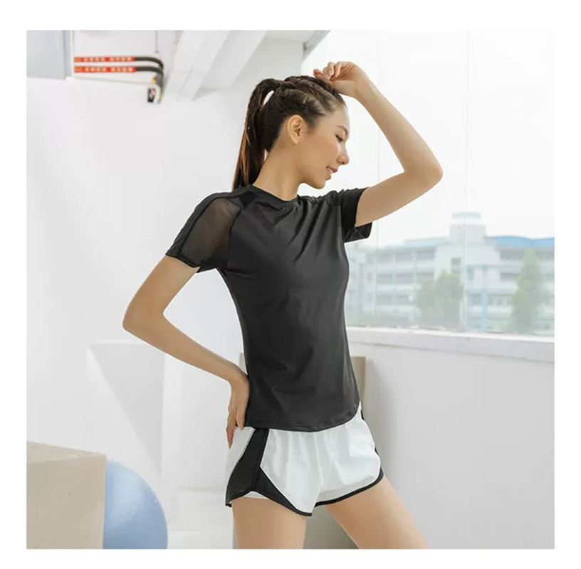 Summer Sports Short-Sleeved Wo - Pilates Yoga Top avaliação e preço