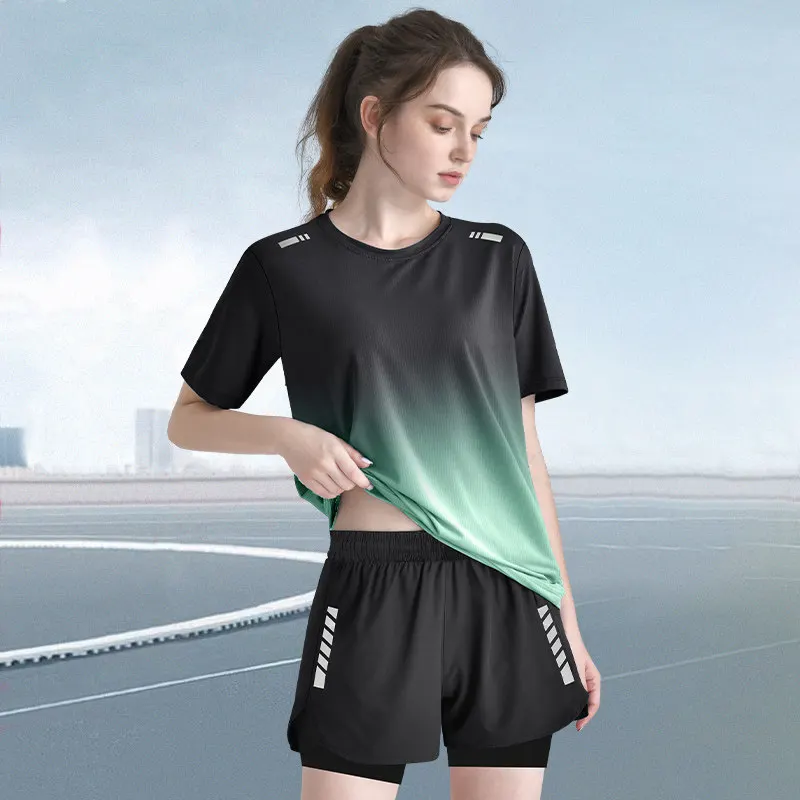 Women's Quick-Dry Short Sleeve - Pilates Yoga Top avaliação e preço