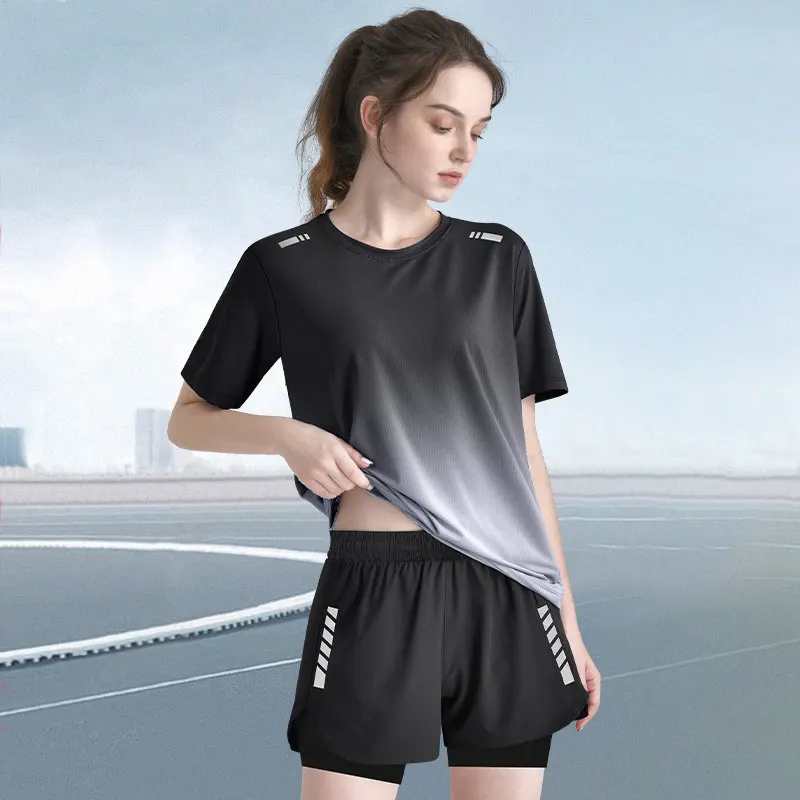 Women's Quick-Dry Short Sleeve - Pilates Yoga Top avaliação e preço