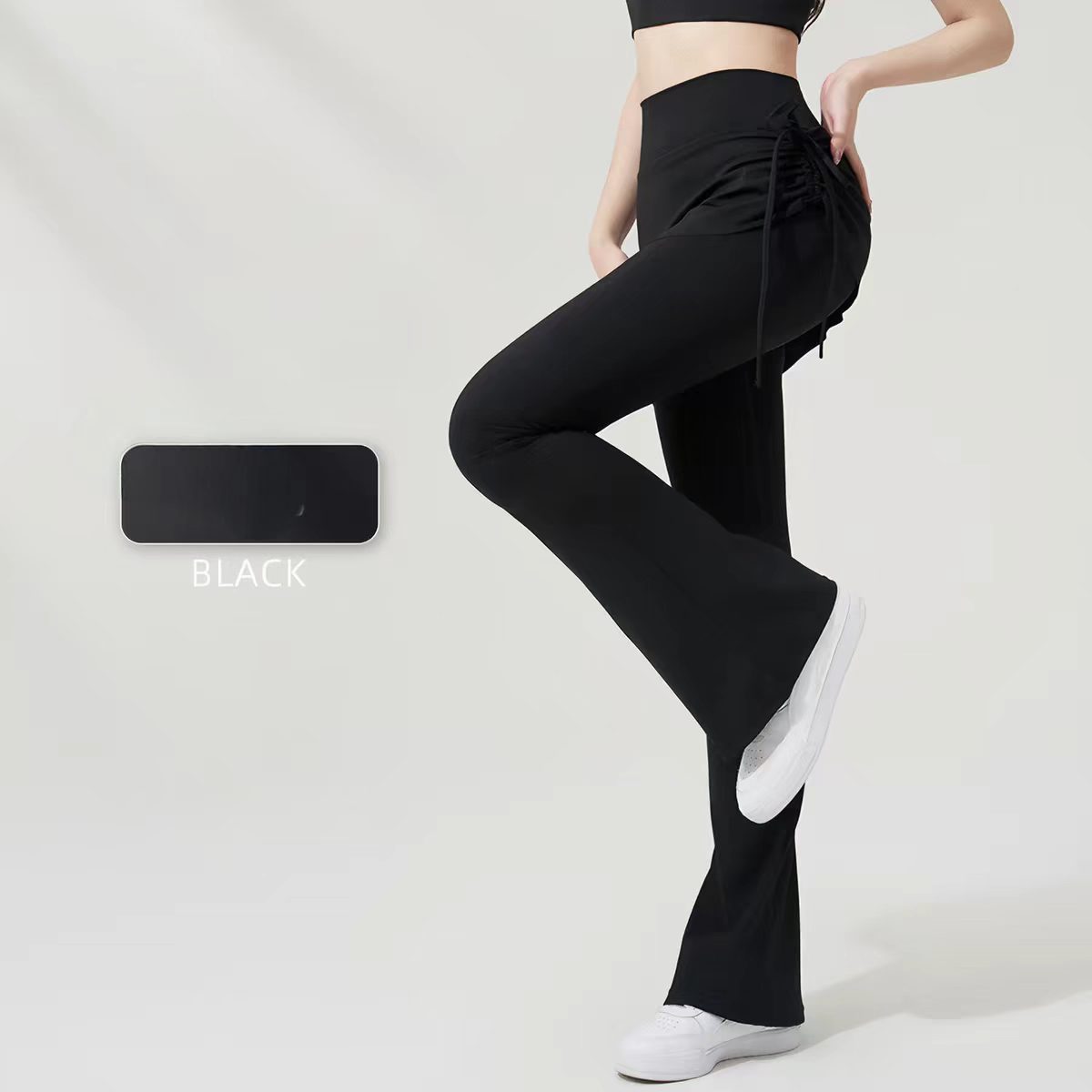 Women's 2-in-1 Skirted Flared  - Pilates Yoga Legging avaliação e preço