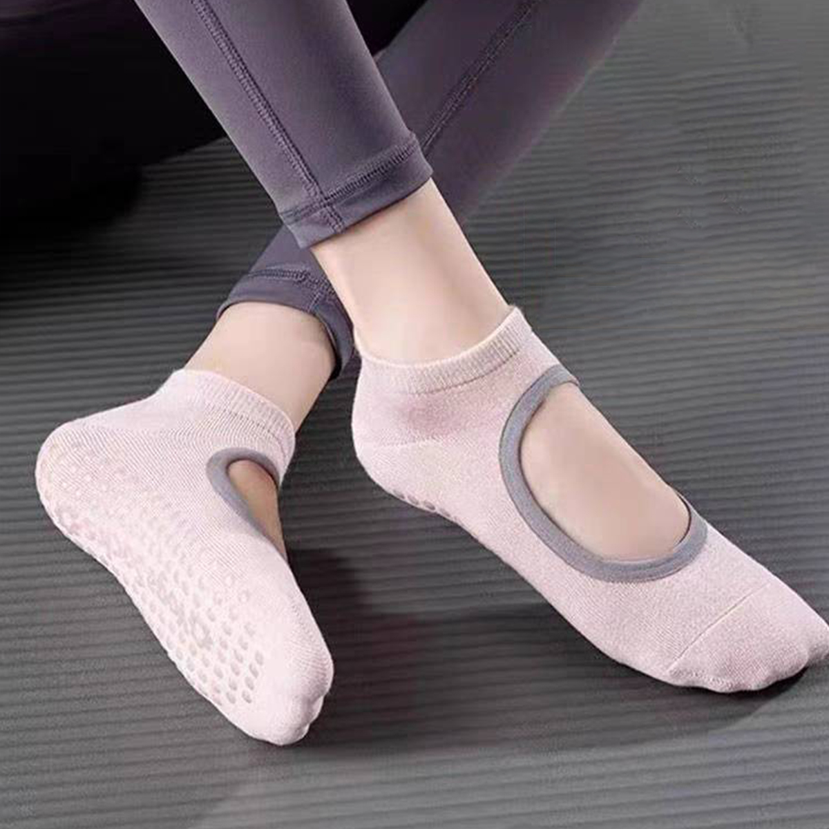 Non-Slip Yoga Socks for Women  - Pilates Yoga Top avaliação e preço