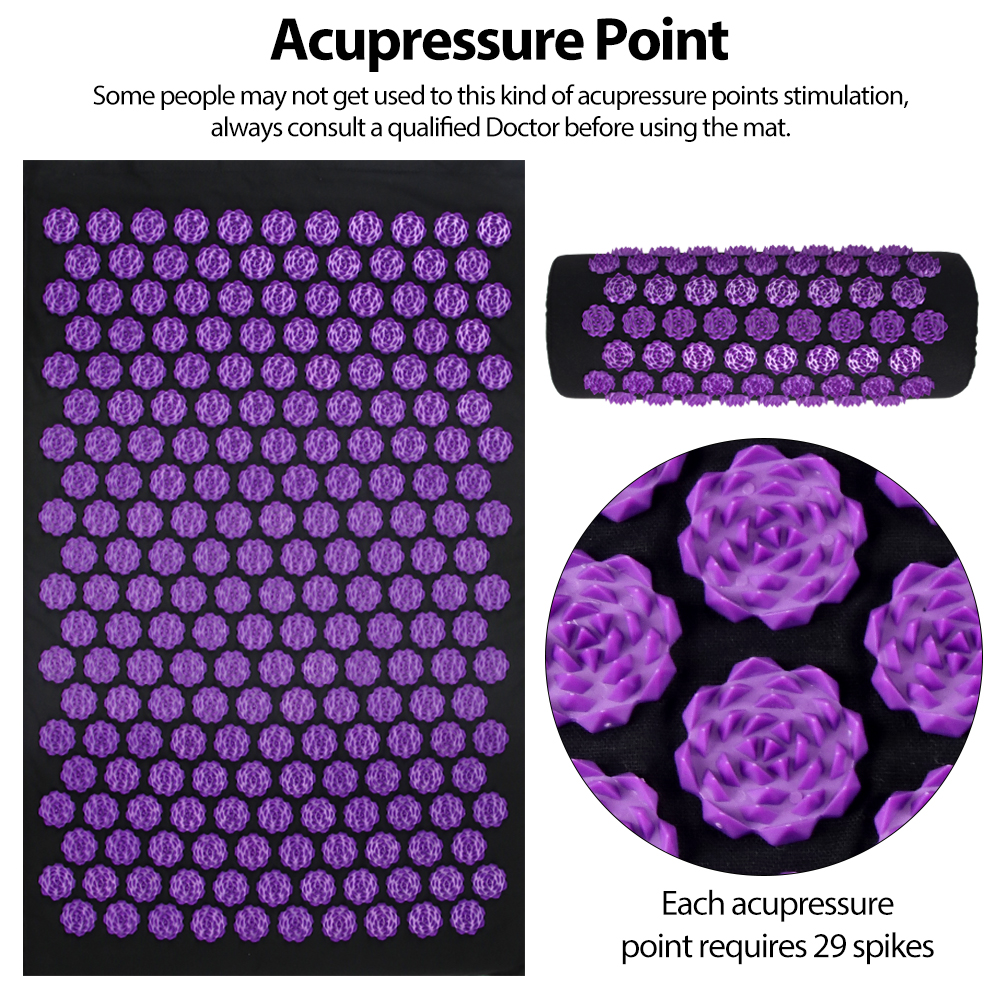 Acupressure Yoga Mat Kuznetsov - Pilates Yoga Shoes avaliação e preço