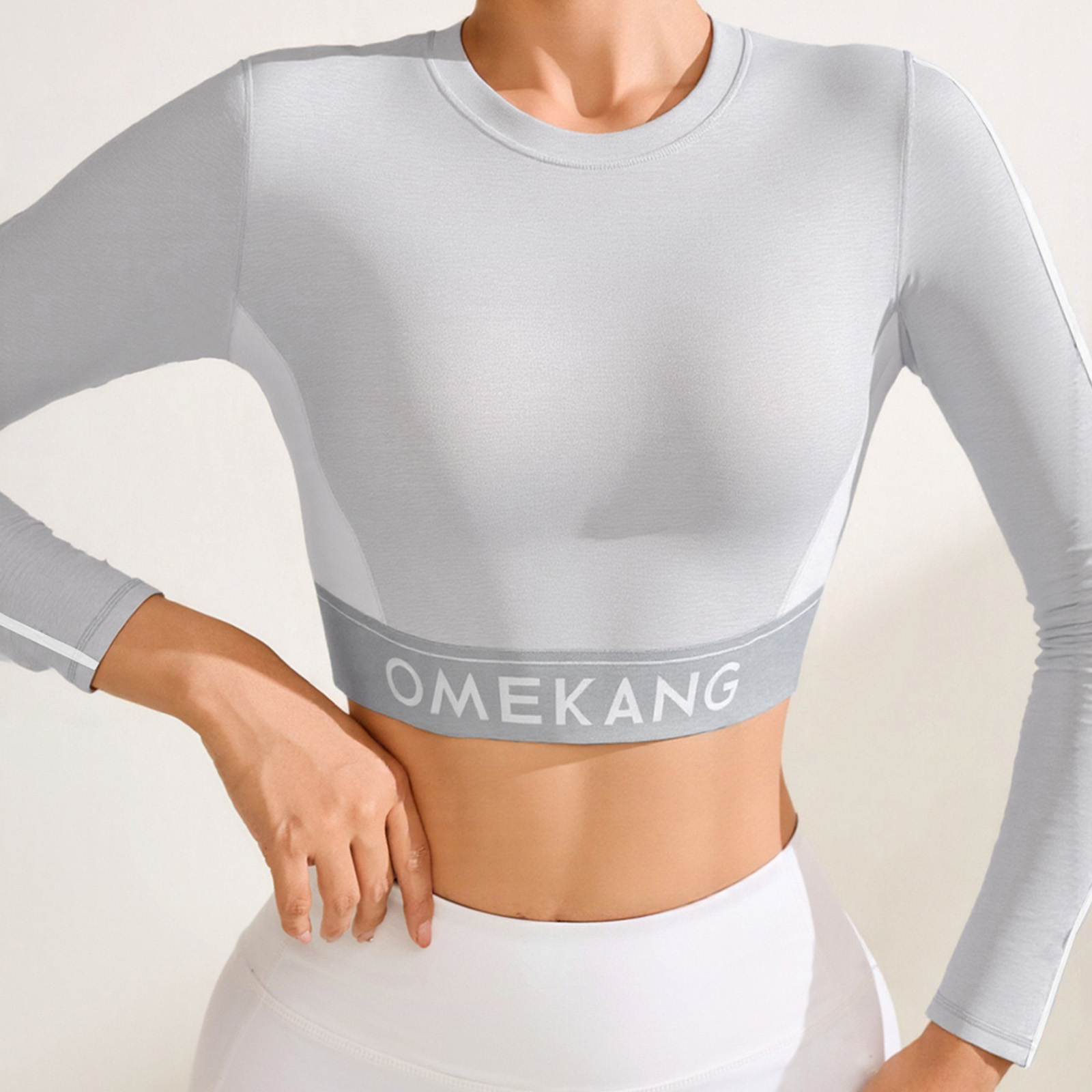 Women's Yoga Crop Top Sleeve L - Pilates Yoga Top avaliação e preço