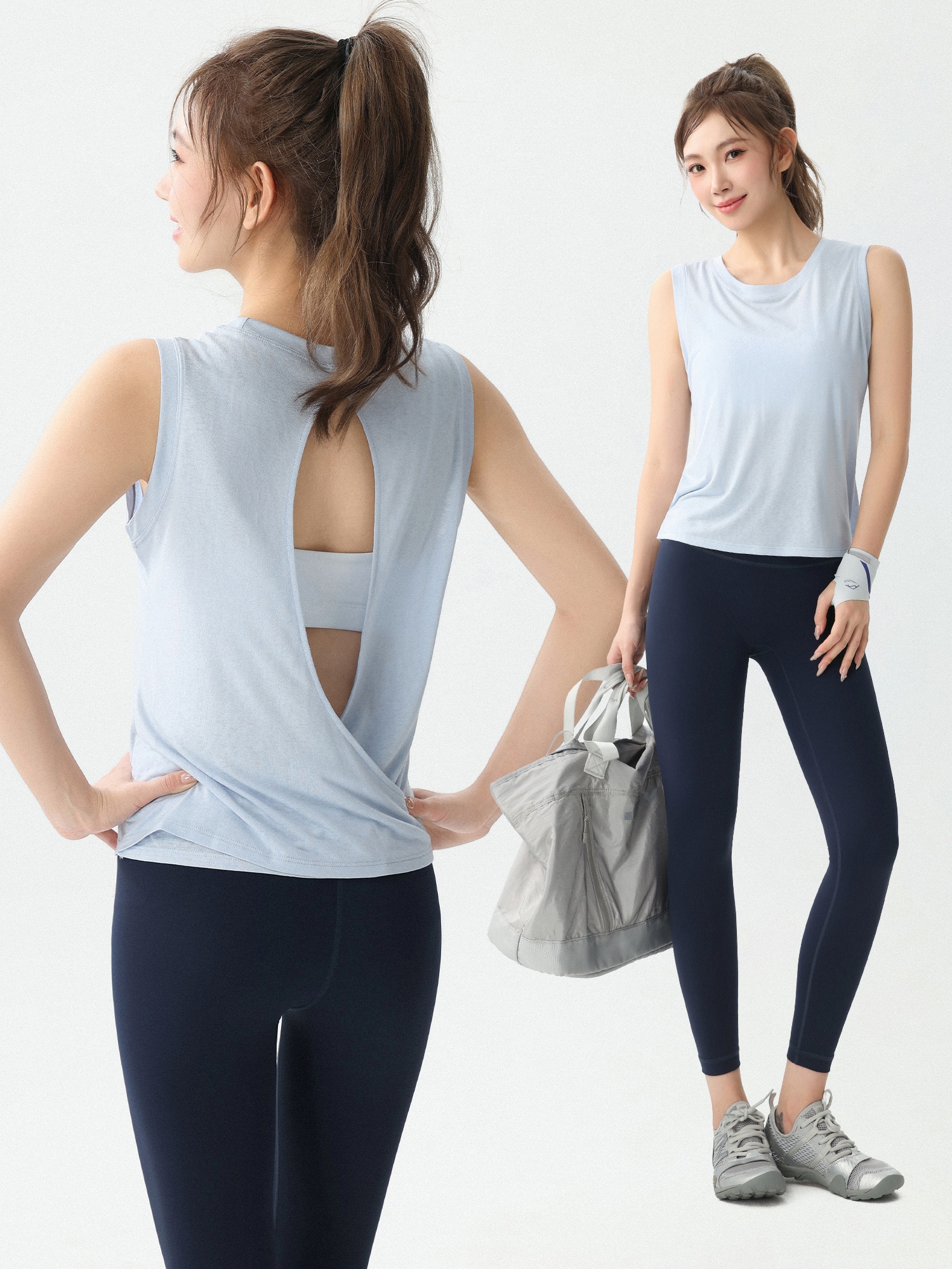 Summer Yoga Top Women's Sports - Pilates Yoga Top avaliação e preço