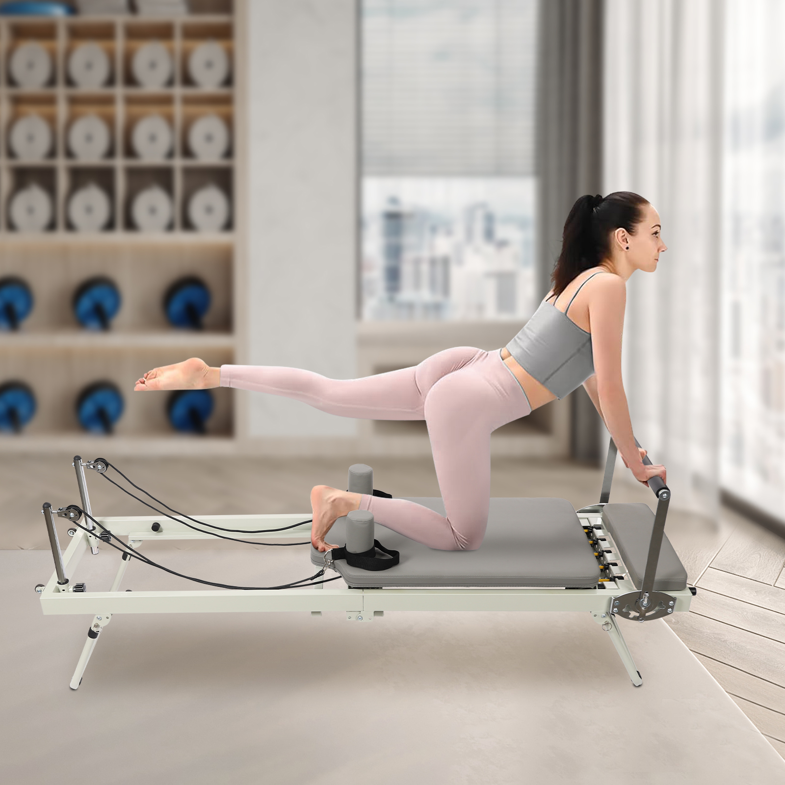 Pilates Reformer, Foldable Ref - Pilates Yoga Shoes avaliação e preço