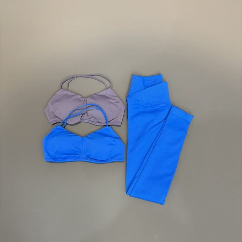 2 Piece Women Yoga Sets Solid  - Pilates Yoga Legging avaliação e preço