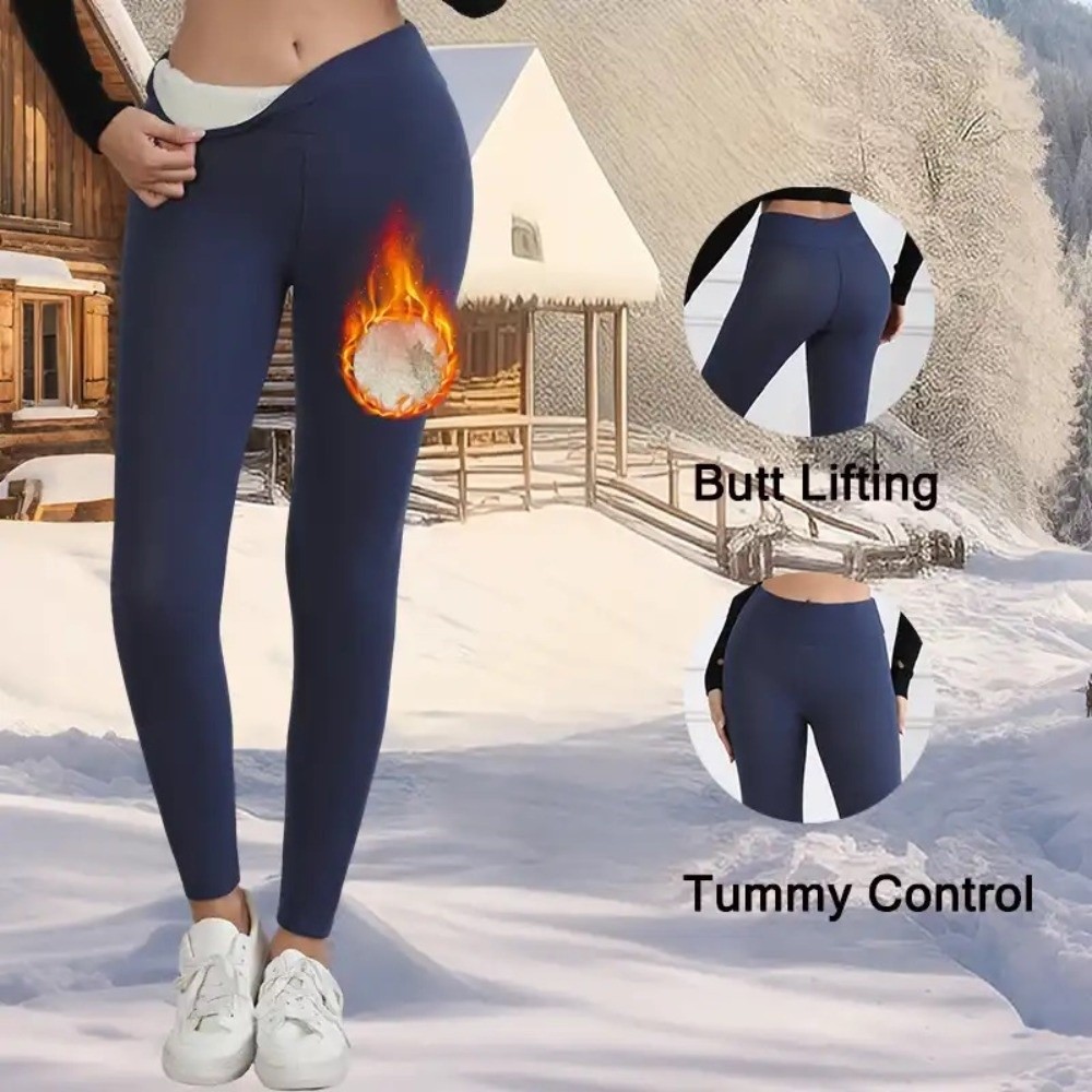 High Waist Fleece Leggings Pre - Pilates Yoga Legging avaliação e preço