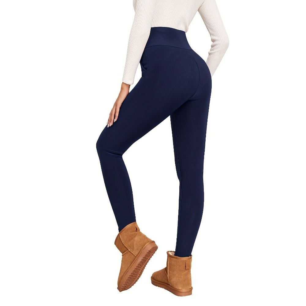 High Waist Fleece Leggings Pre - Pilates Yoga Legging avaliação e preço