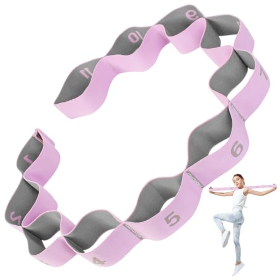 Stretching Strap with 11 Loops - Pilates Yoga Body avaliação e preço