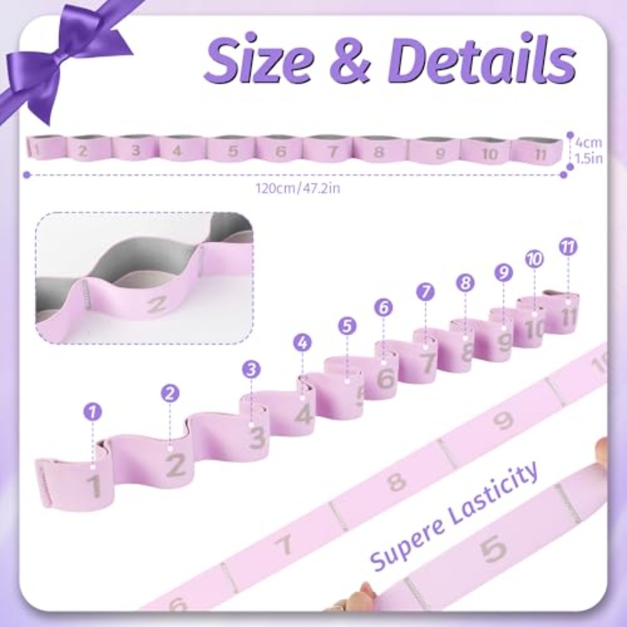 Stretching Strap with 11 Loops - Pilates Yoga Body avaliação e preço