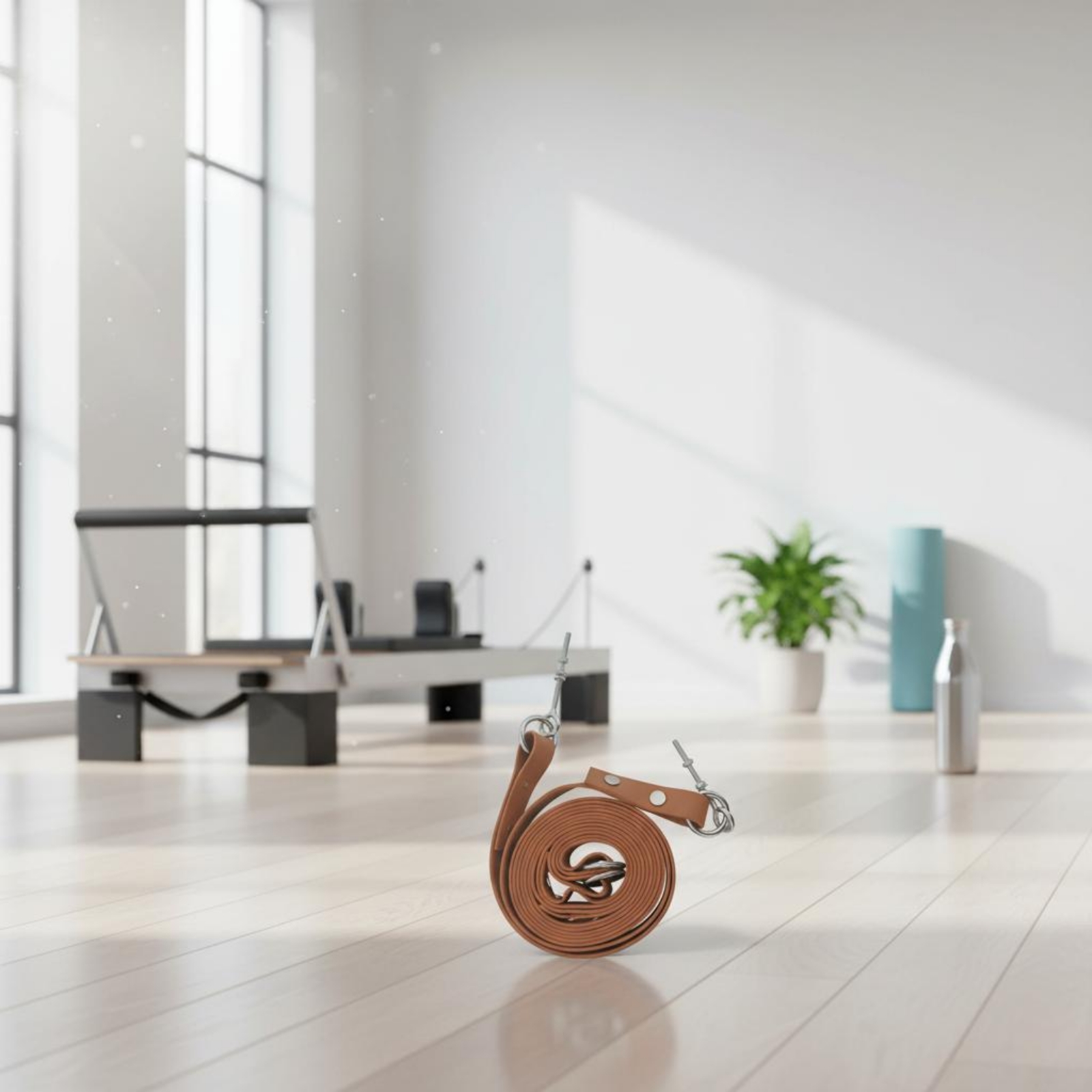 Reformer Double Loop Strap Com - Pilates & Yoga Unleashed International Academy Yonkers avaliação e preço