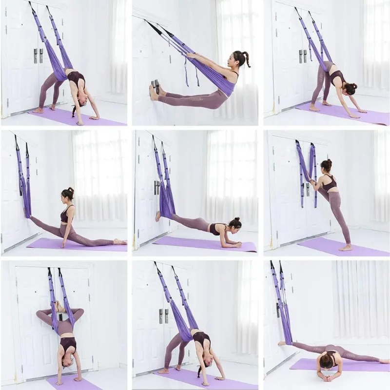 Adjustable Aerial Yoga Hammock - Pilates Yoga Body avaliação e preço