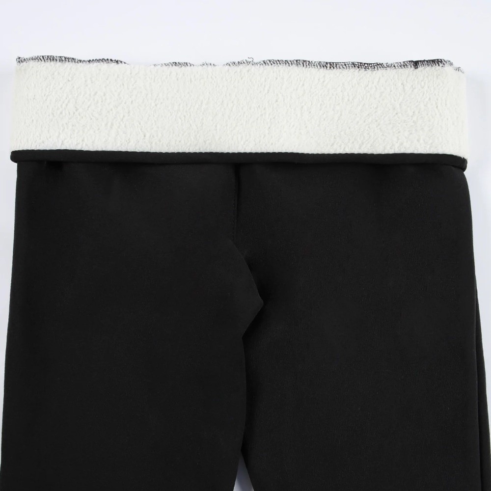 Fashion High Waist Fleece Legg - Pilates Yoga Legging avaliação e preço
