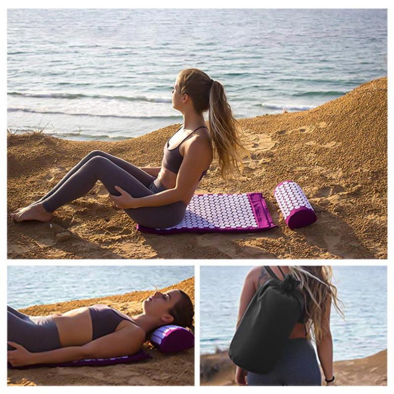 1 Set Acupressure Yoga Mat Cus - Pilates Yoga Body avaliação e preço