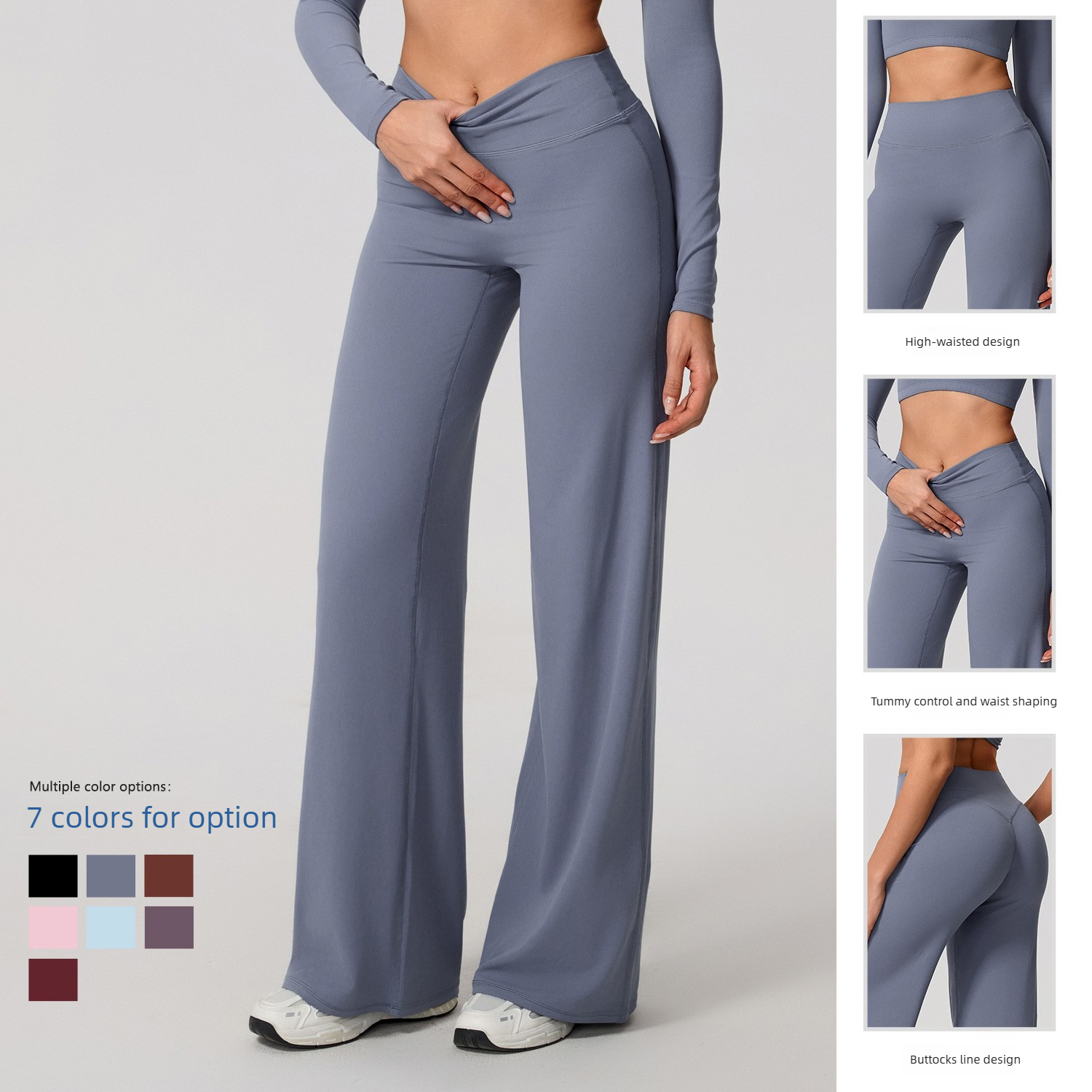 Lezyan Loose Soft Yoga Wide Le - Pilates Yoga Legging avaliação e preço